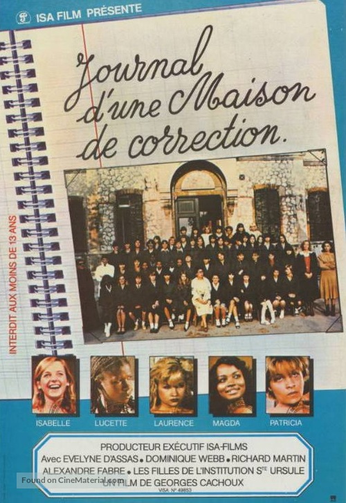 Journal d&#039;une maison de correction - French Movie Poster