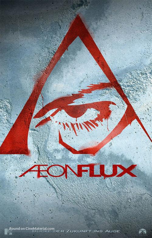 &AElig;on Flux - German Movie Poster