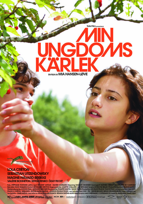 Un amour de jeunesse - Swedish Movie Poster