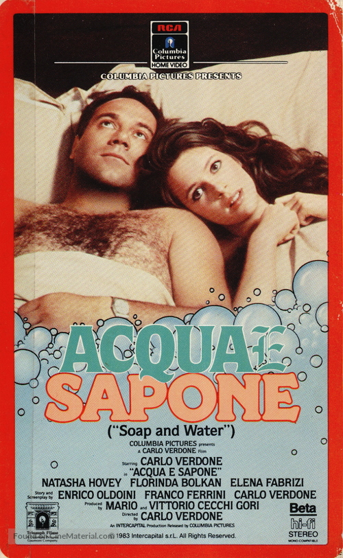 Acqua e sapone - Italian Movie Cover