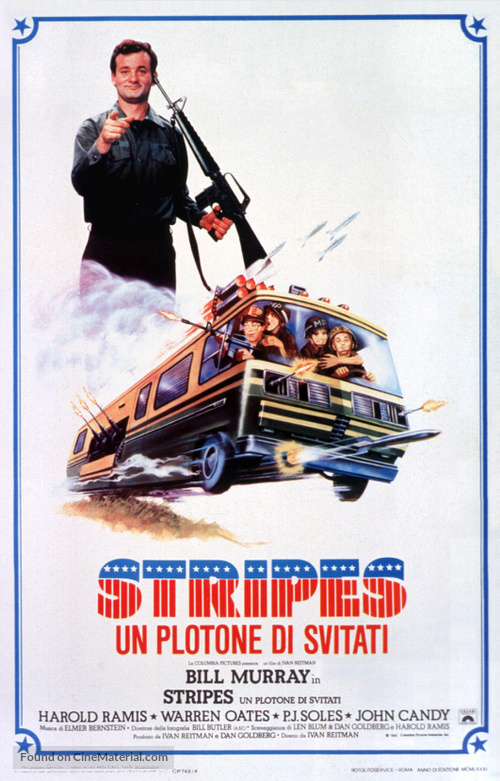 Stripes - Italian Theatrical movie poster