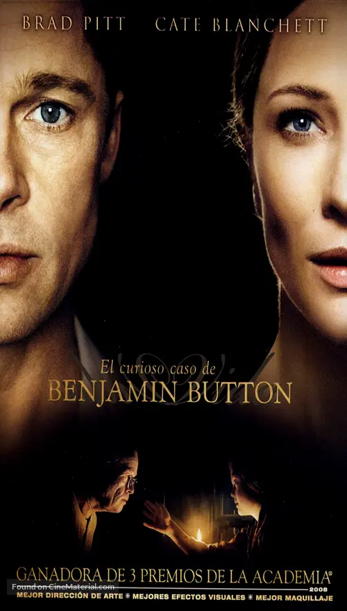 The Curious Case Of Benjamin Button 2008 Argentinian Movie Cover