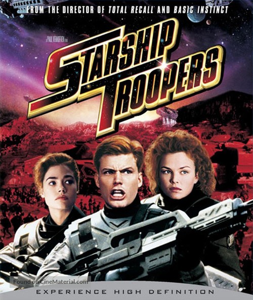 Starship Troopers - Blu-Ray movie cover