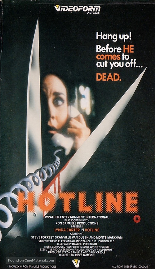 Hotline - British VHS movie cover