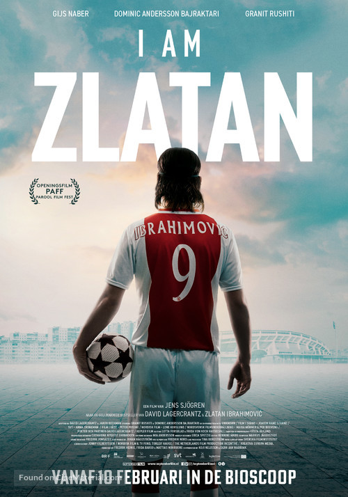 I Am Zlatan - Dutch Movie Poster