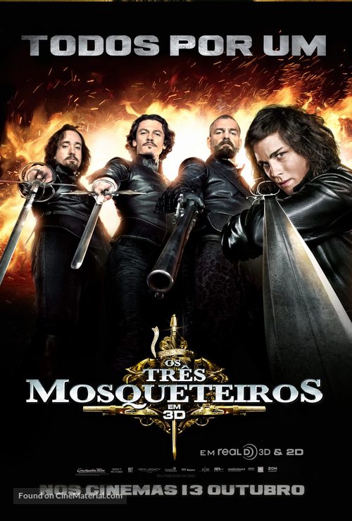 The Three Musketeers - Portuguese Movie Poster