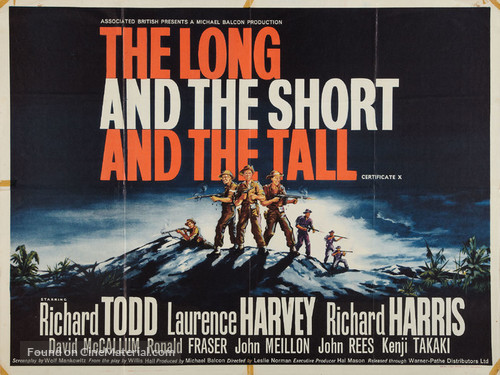 The Long and the Short and the Tall - British Movie Poster