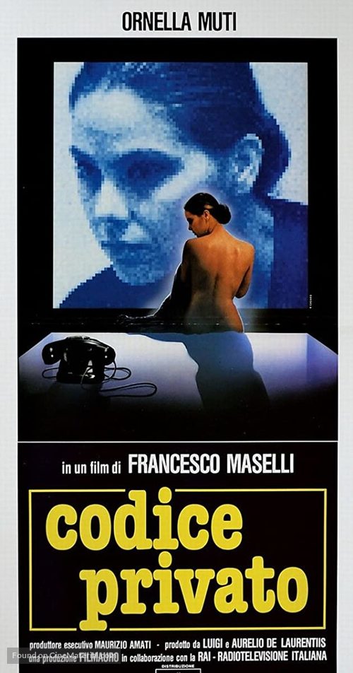 Codice privato - Italian Movie Poster