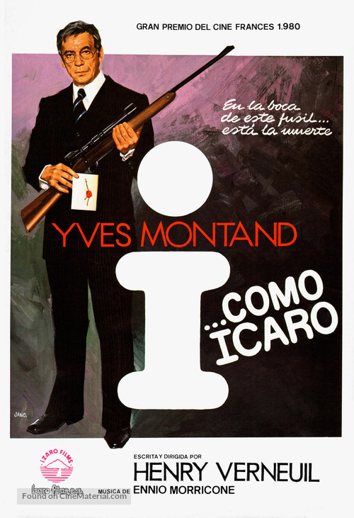 I... comme Icare - Spanish Movie Poster