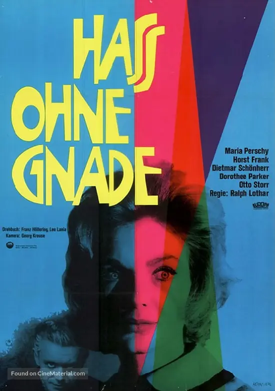 Ha&szlig; ohne Gnade - German Movie Poster