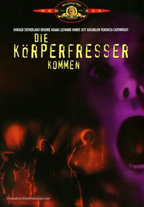 Invasion of the Body Snatchers - German DVD movie cover