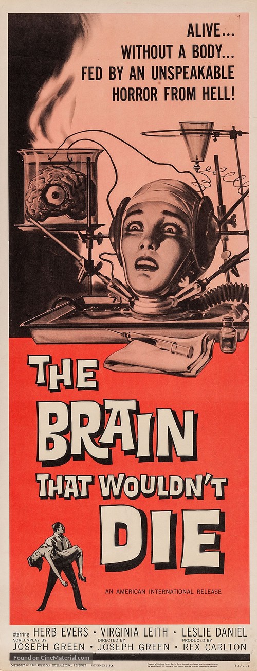 The Brain That Wouldn&#039;t Die - Movie Poster