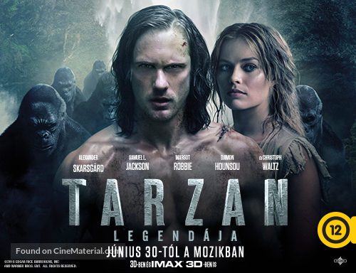 The Legend of Tarzan - Hungarian Movie Poster