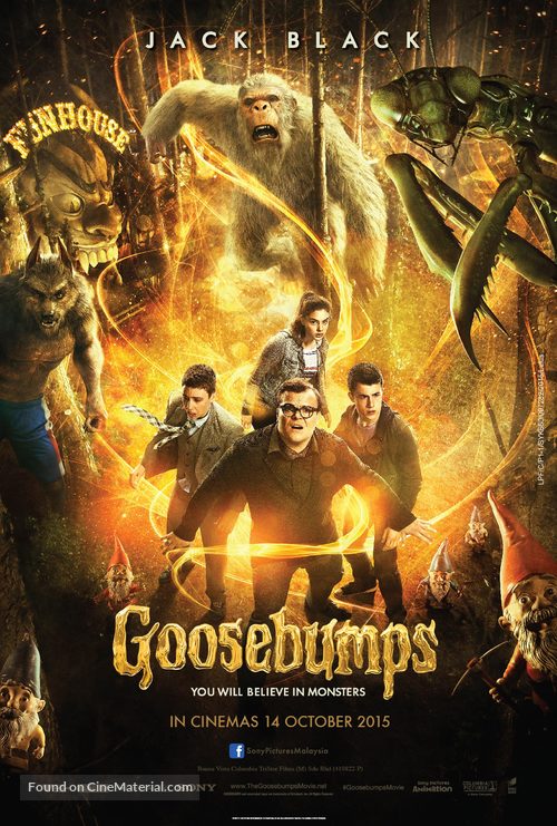 Goosebumps - Malaysian Movie Poster