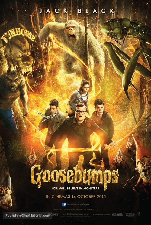 Goosebumps - Malaysian Movie Poster