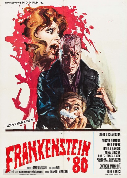 Frankenstein &#039;80 - Italian Movie Poster