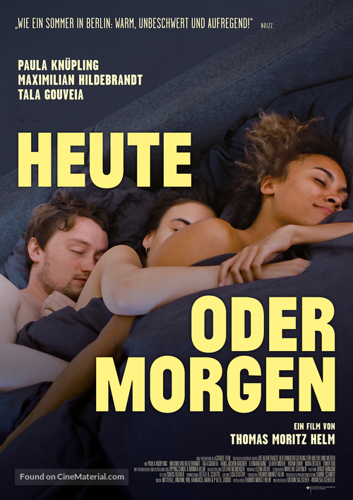 Heute oder morgen - German Movie Poster