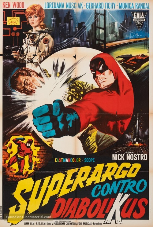 Superargo contro Diabolikus - Italian Movie Poster
