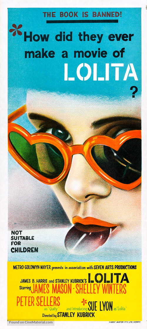 Lolita - Australian Movie Poster