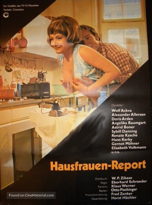 Hausfrauen Report 1 Unglaublich Aber Wahr 1971 German Movie Poster