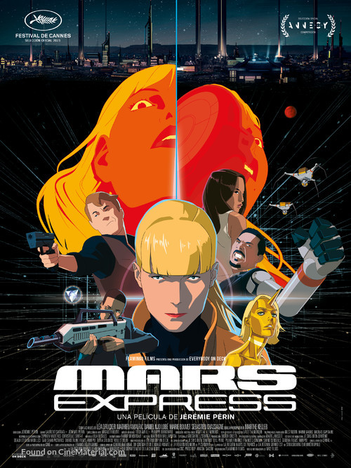 Mars Express - Spanish Movie Poster