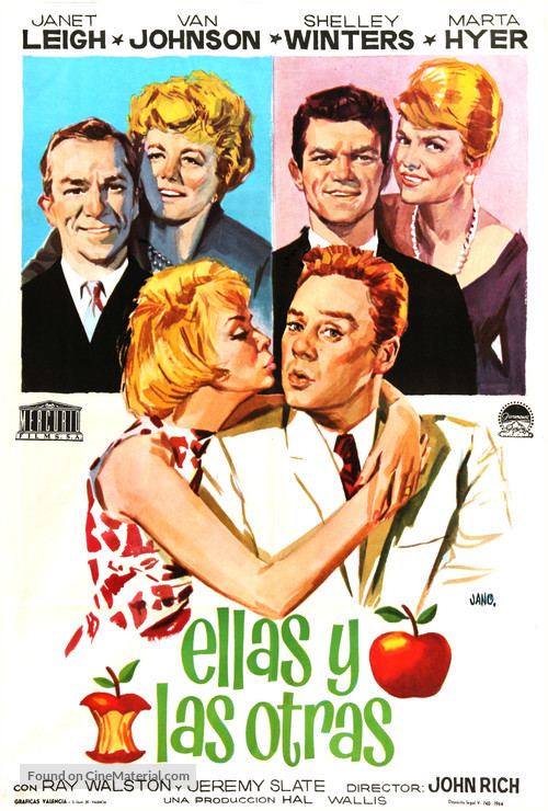 Wives and Lovers - Spanish Movie Poster