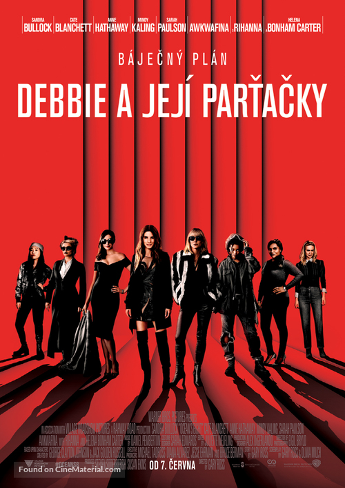 Ocean&#039;s 8 - Czech Movie Poster