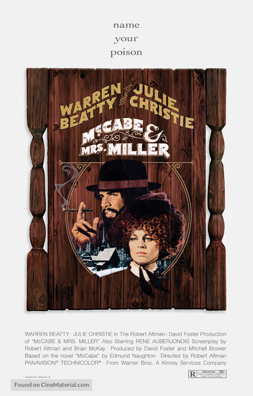 McCabe &amp; Mrs. Miller - Movie Poster