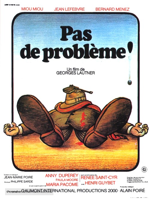 Pas de probl&egrave;me! - French Movie Poster