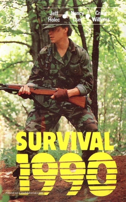 Survival Earth - British VHS movie cover