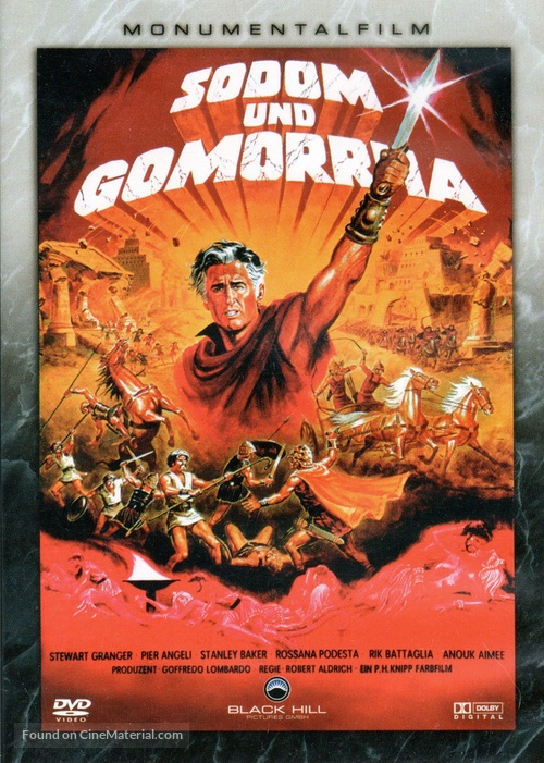 Sodom and Gomorrah - German DVD movie cover