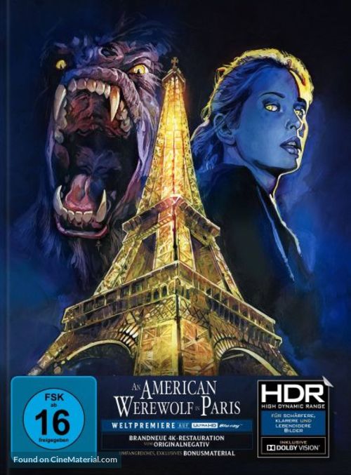 An American Werewolf in Paris - German Movie Cover