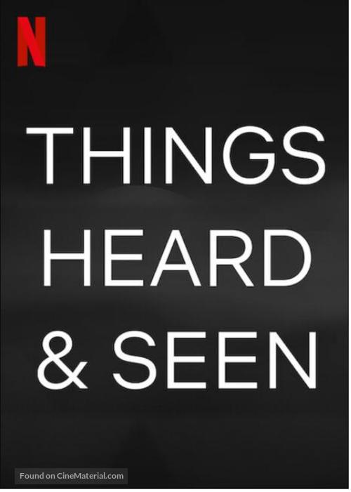 Things Heard &amp; Seen - Video on demand movie cover