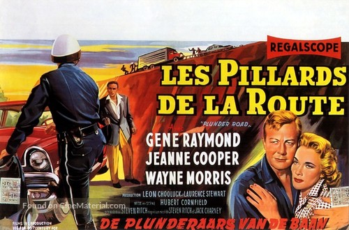 Plunder Road - Belgian Movie Poster