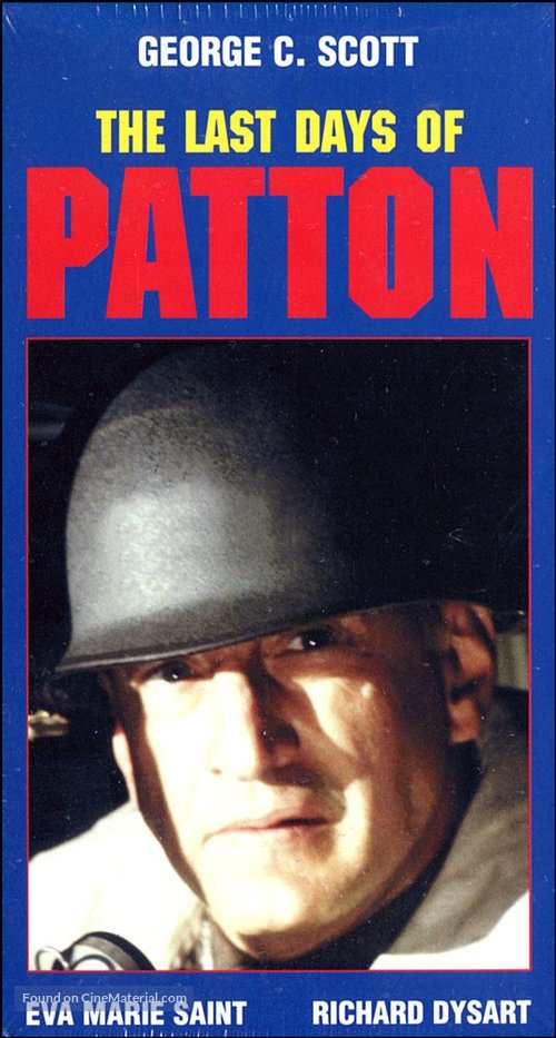 The Last Days of Patton - VHS movie cover