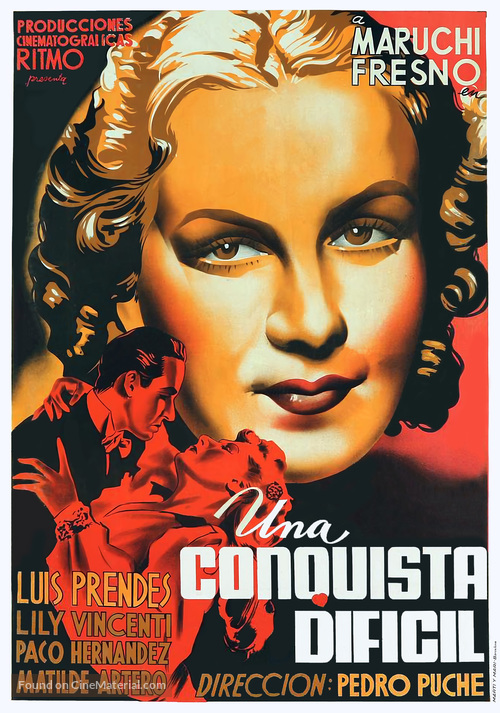 Una conquista dif&iacute;cil - Spanish Movie Poster