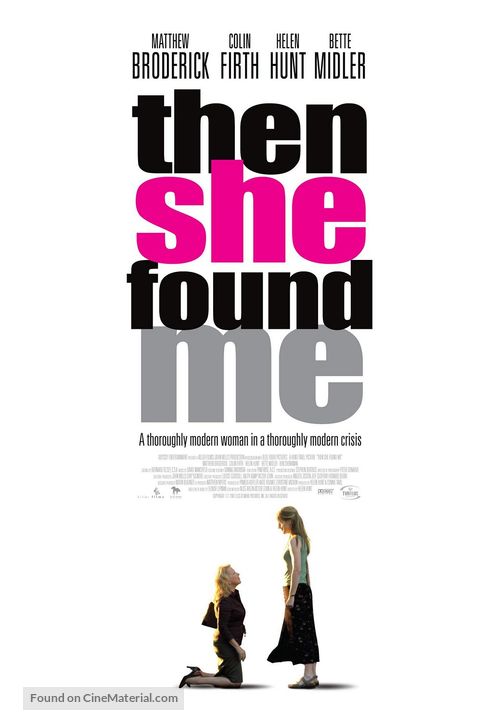 Then She Found Me - Canadian Movie Poster
