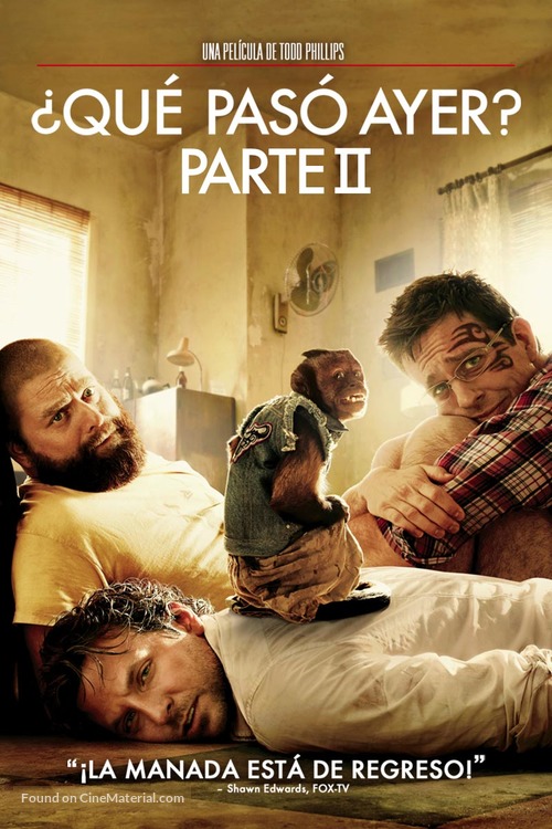 The Hangover Part II - Mexican DVD movie cover