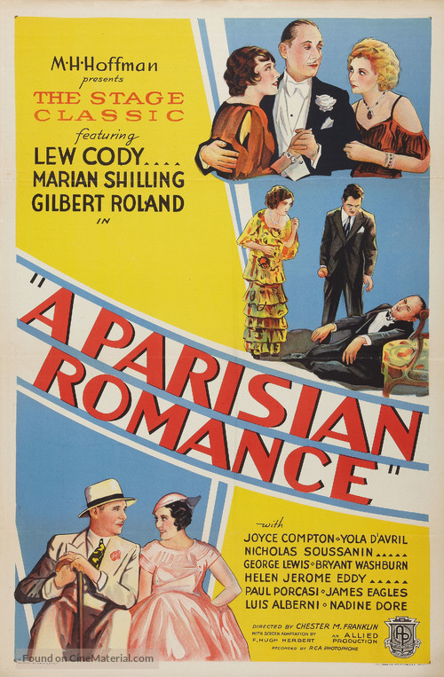 A Parisian Romance - Movie Poster