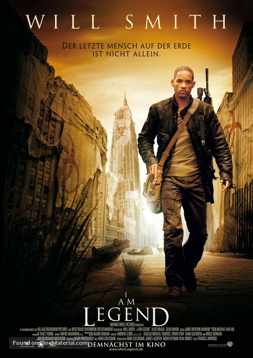 I Am Legend - German Movie Poster