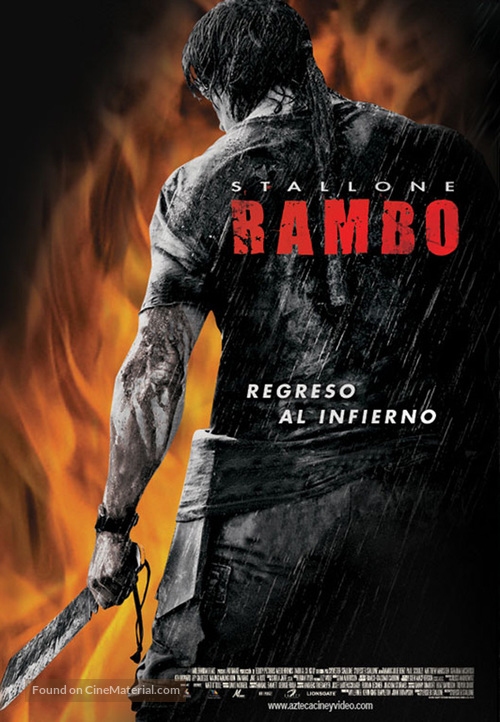 Rambo - Mexican Movie Poster