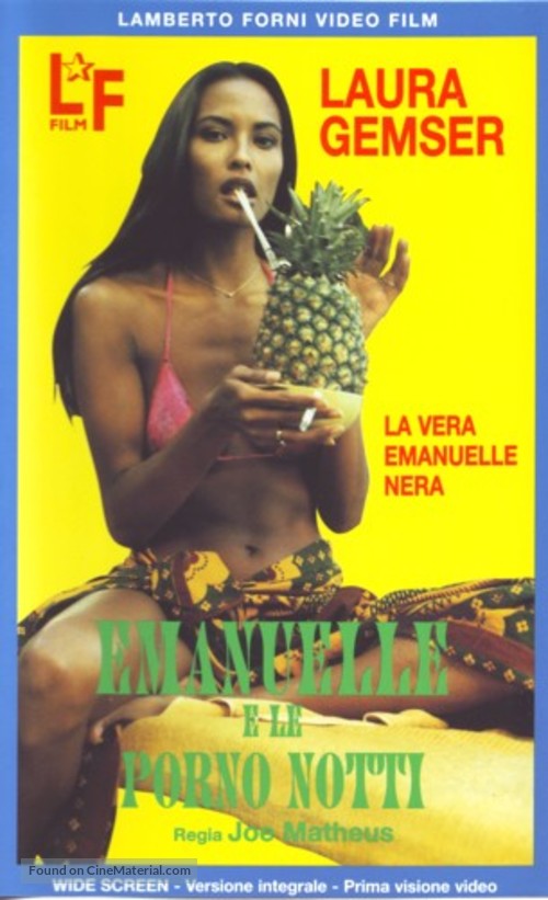 Emanuelle e le porno notti nel mondo n. 2 - Italian VHS movie cover