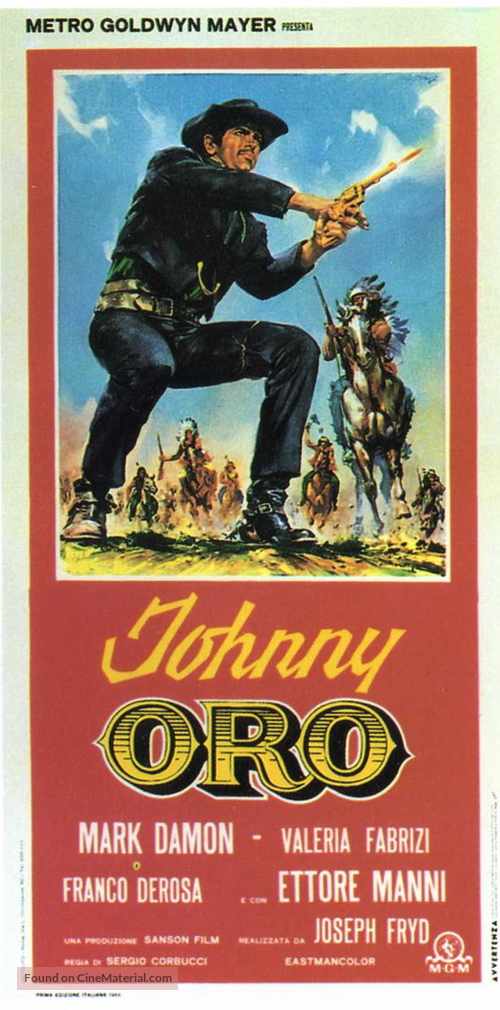 Johnny Oro - Italian Movie Poster