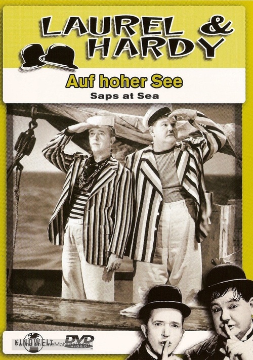 Saps at Sea - German DVD movie cover