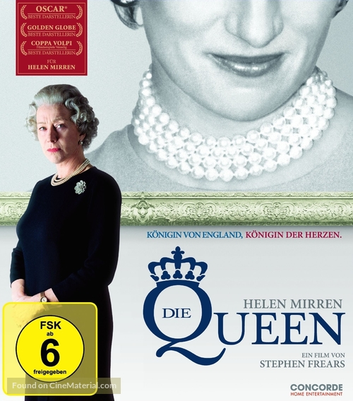 The Queen - German Blu-Ray movie cover