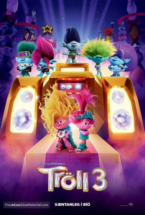 Trolls Band Together - Icelandic Movie Poster