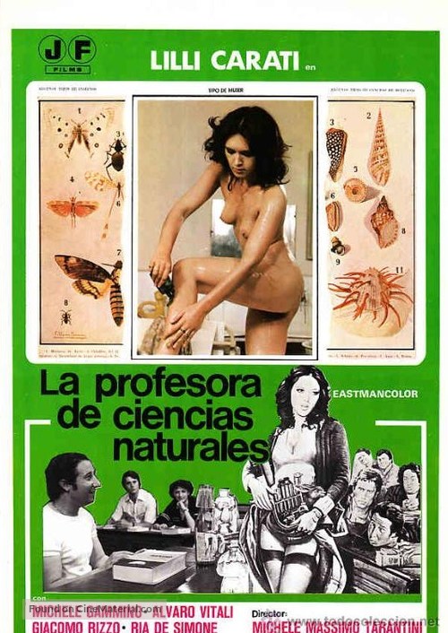 La professoressa di scienze naturali - Spanish Movie Poster