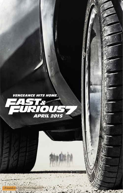 Furious 7 - Australian Movie Poster