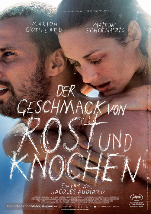 De rouille et d&#039;os - German Movie Poster