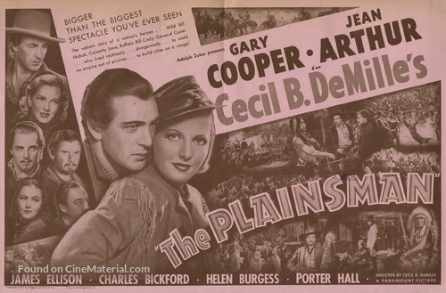 The Plainsman - poster